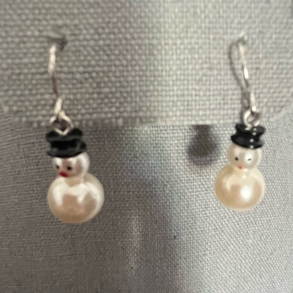 Snowman Earring and Brooch/pin - Bundle - Picture 2 of 4